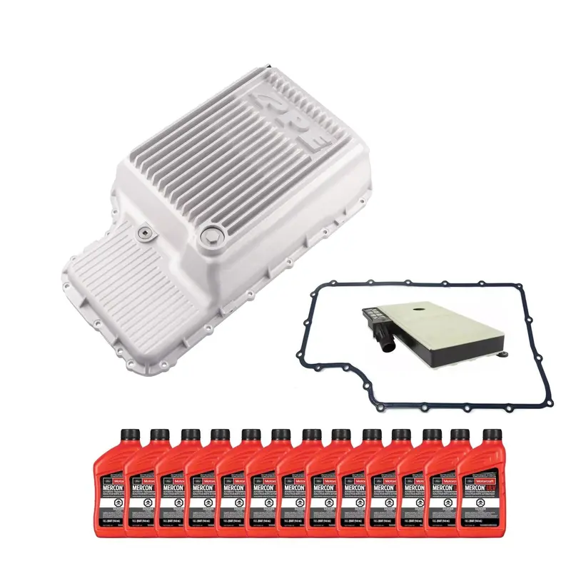 10R140 Transmission Kit Ppe Raw Deep Pan For 20-25 Ford 7.3L Super Duty Gas 1
