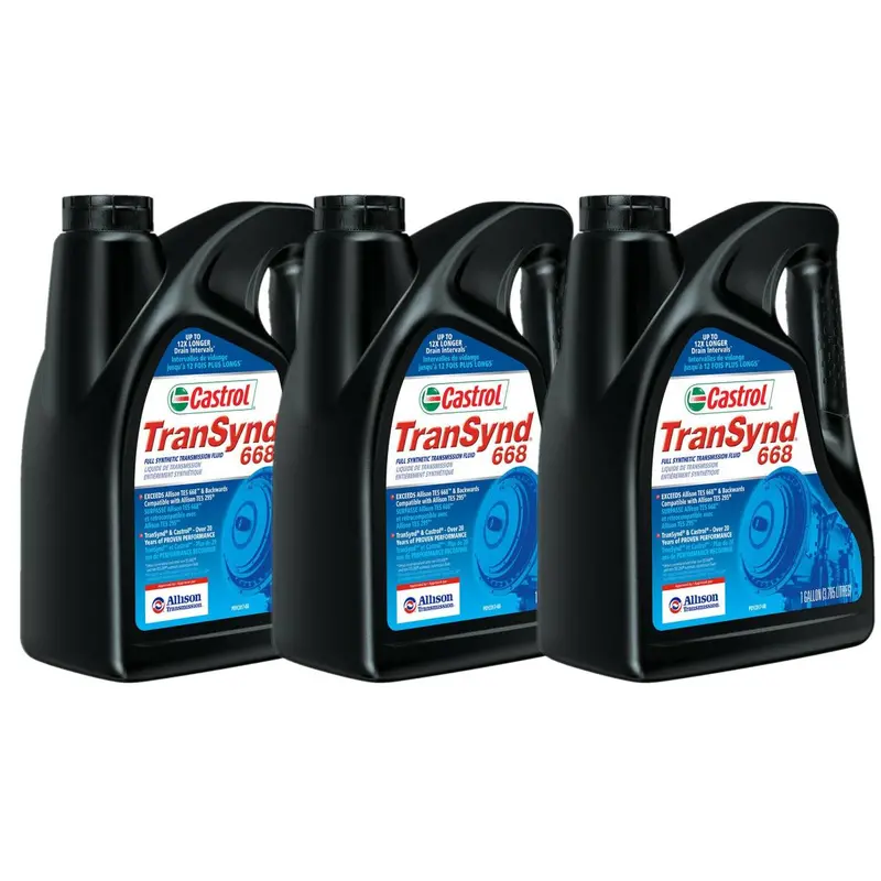 3 Gallons Allison Transynd Tes 668 On-Highway Full Synthetic Transmission Fluid 1