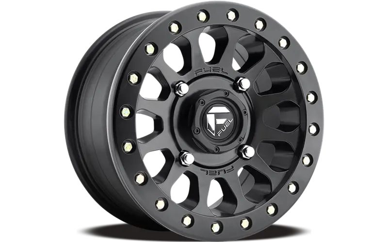 (4) 14X7 Fuel Utv D920 Vector Beadlock Wheels Matte Black 4X137 +38 Offset 2
