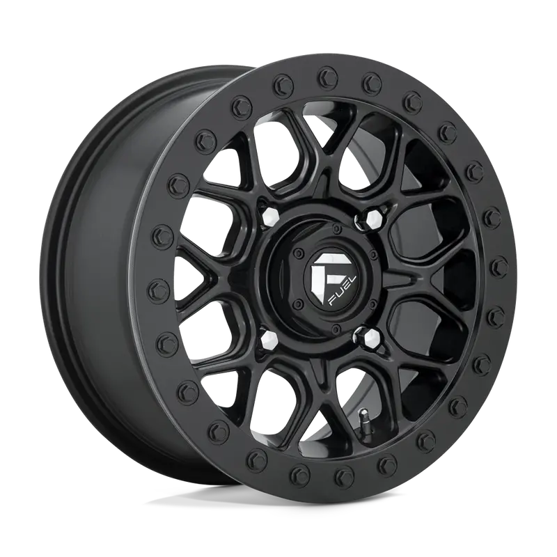 (4) 15X7 Fuel Utv D916 Tech Beadlock Wheels Matte Black 4X156 +38 Offset 2
