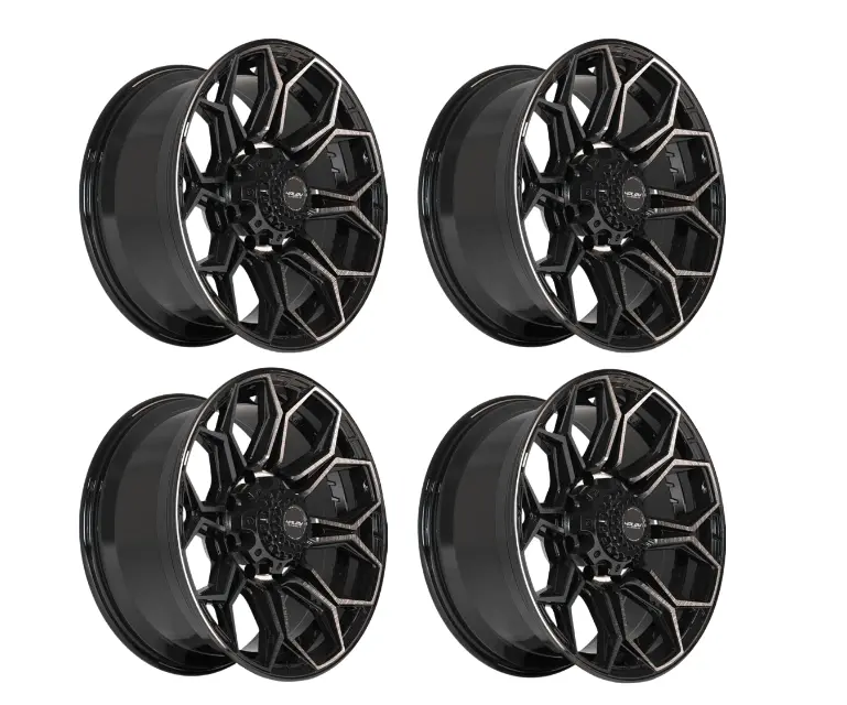 4Play Gen3 4P83 Brushed Black 20X9 Wheel Set For Chevrolet/Gmc - 8 Lug 1
