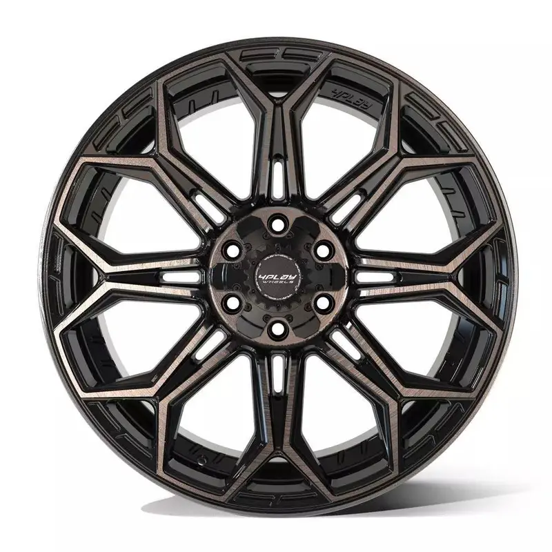 4Play Gen3 Brushed Black 22X10 Wheel Set For Ford/Gmc/Chevrolet/Toyota - 5 Lug 2