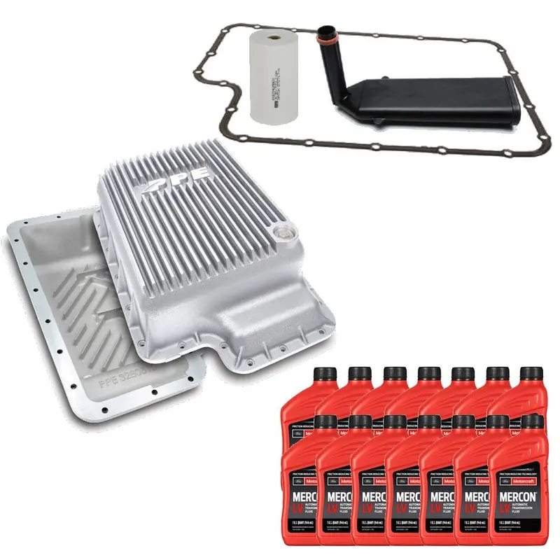 5R110 Transmission Service Kit & Ppe Raw Pan For 03-07 F-250/F-350/Excursion 1