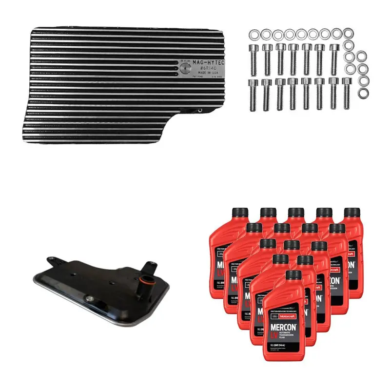 6R140 Transmission Service Kit & Mag-Hytec Deep Pan For 11-19 Ford F-250/F-350 1