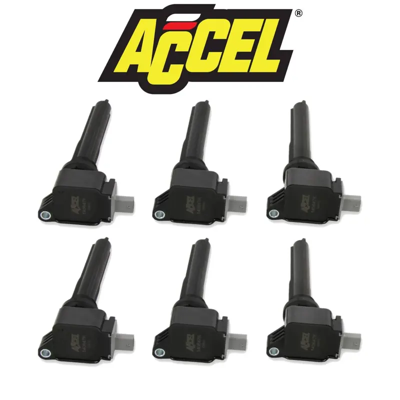 Accel Black Ignition Coils For 2017-2020 F-150/Raptor/Expedition 3.5L Ecoboost 1