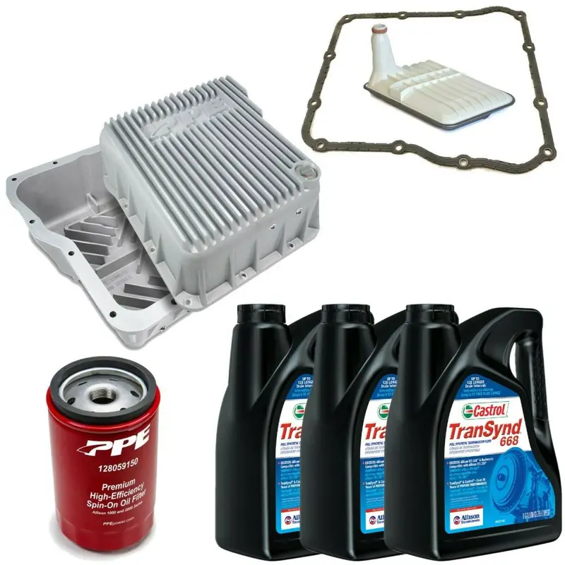 Acdelco Allison 1000 Transmission Service Kit & Ppe Deep Pan For 01-19 Gm Trucks 1