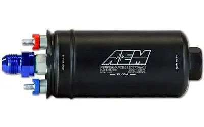 Aem 50-1005 400Lph Inline High Flow Fuel Pump - Inlet -8 An And -6An Outlet 1