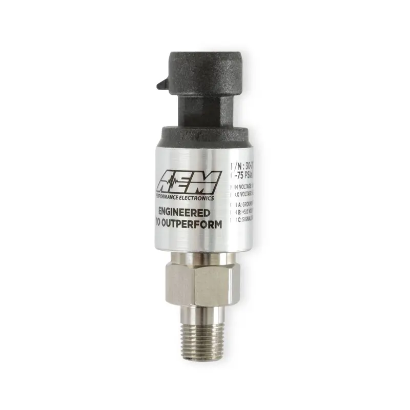 Aem Stainless Steel (Psig) Pressure Sensors Body - 75 Psi - 360-Degree Welded 1