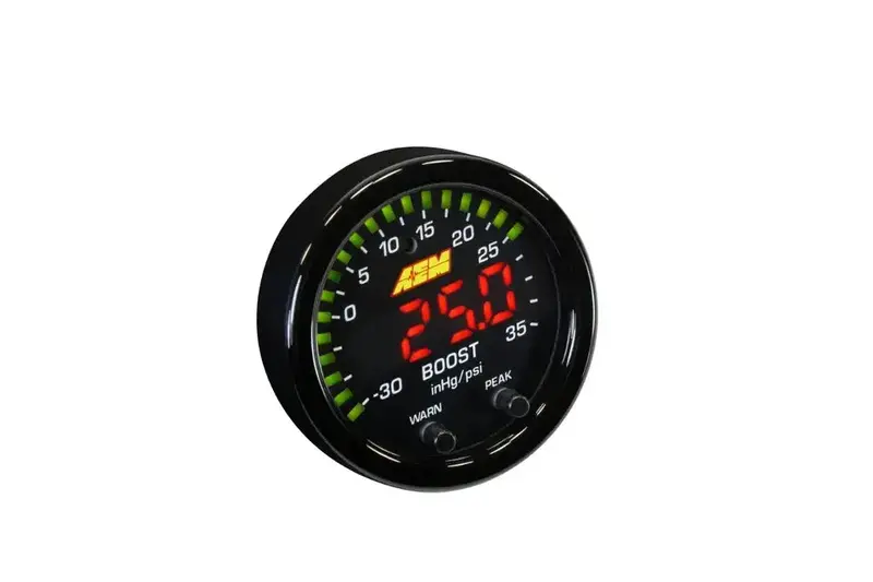 Aem X-Series Boost Display 52Mm Gauge -30In Hg To 35Psi / -1 To 2.5Bar 30-0306 1