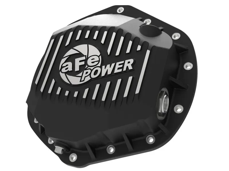 Afe Pro Series Rear Differential Cover (Black) W/ Machined Fins For 03-18 5.9/6.7 Cummins 1