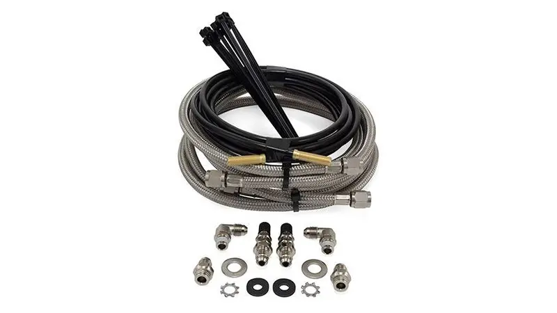 Air Lift Loadlifter 5000 Ultimate Plus Braided Stainless Upgrade Hardware Kit 1
