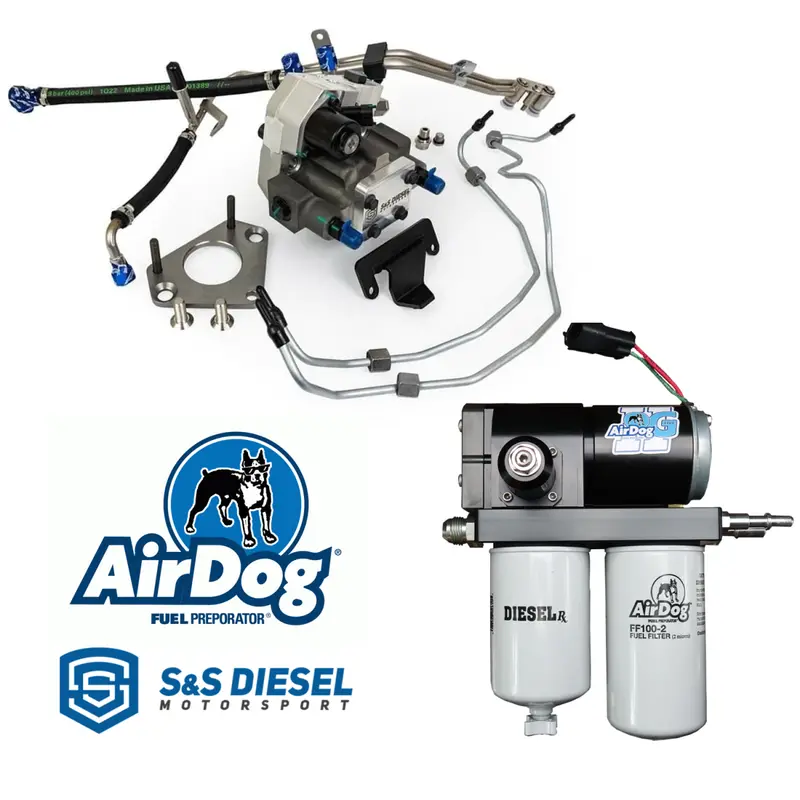Airdog Ii 5G 165Gph Lift Pump & S&S Cp4 To Dcr Conversion Kit For 2011-2016 Ford 6.7L Powerstroke 1