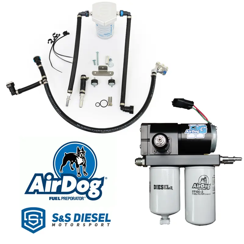 Airdog Ii 5G 165Gph & S&S Cp4 Disaster Prevention Kit For 17-22 Ford Powerstroke 1