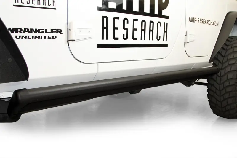 Amp Research 75122-01A Powerstep Electric Running Boards For 2007-2017 Jeep Wrangler Jk Unlimited, 4-Door 1