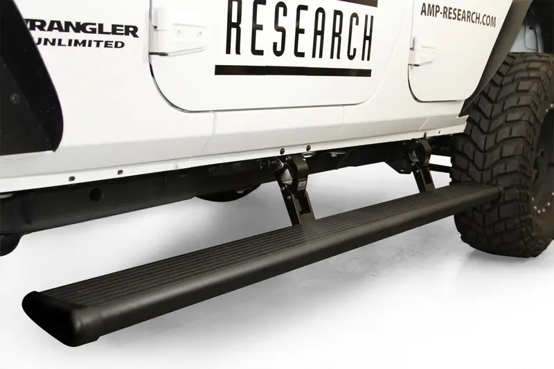 Amp Research 75122-01A Powerstep Electric Running Boards For 2007-2017 Jeep Wrangler Jk Unlimited, 4-Door 2