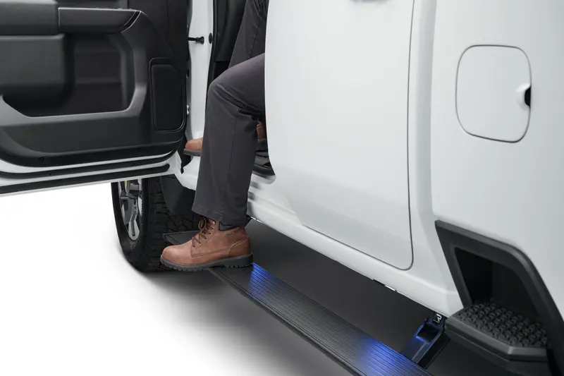 Amp Research 76337-01A Powerstep Running Boards, Plug N Play System For 2018-2019 Ford Expedition, Max Model, Gas Only 1