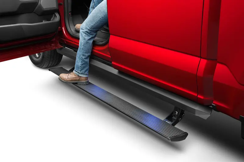 Amp Research 77151-01A Powerstep Xl Electric Running Boards Plug N Play System For 2015-2019 Ford F-150 Supercrew Cab 1