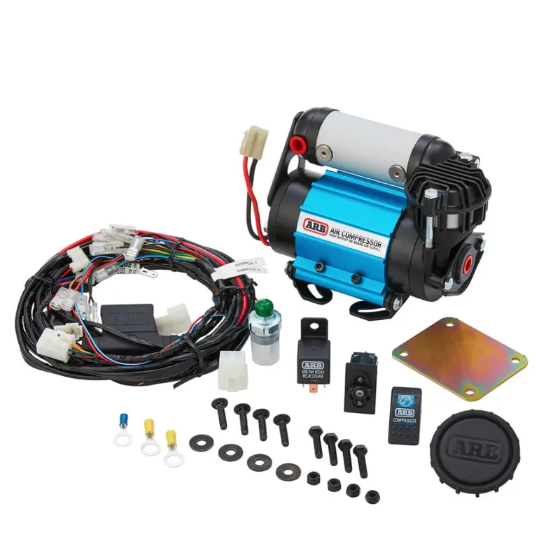 Arb On-Board High Performance Output Air Compressor W/ Full Wiring Mount Kit 12V 1