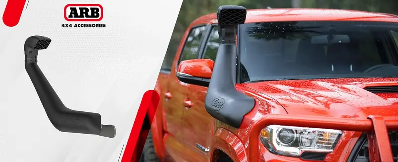 Arb Safari Black Armax Snorkel Intake Kit For 2016-2023 Toyota Tacoma Gen 3 3.5L 1