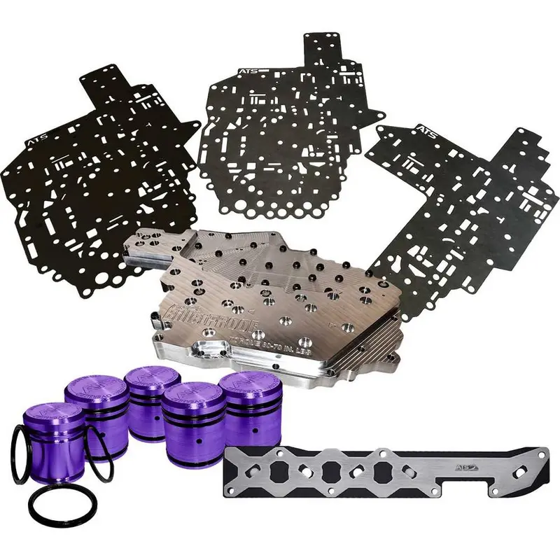 Ats 68Rfe Billet Channel Plate Kit For 2007½-2011 Dodge Ram 6.7L Cummins 1