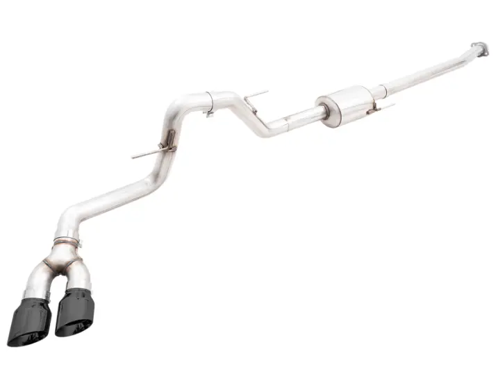 Awe 0Fg Cat-Back Exhaust W/ 4.5" Black Tips For 2021-2025 Ford F-150 2.7L/3.5L/5.0L 1