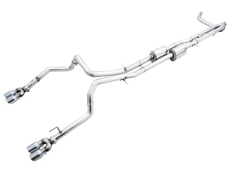 Awe 0Fg Cat-Back Exhaust W/ Chrome Tips For 2022-2026 Gm Silverado Zr2/Sierra At4x 1