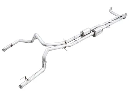 Awe 0Fg Catback Exhaust W/ Bashguard Tips For 2022-2026 Gm Silverado Zr2/Sierra At4x 1