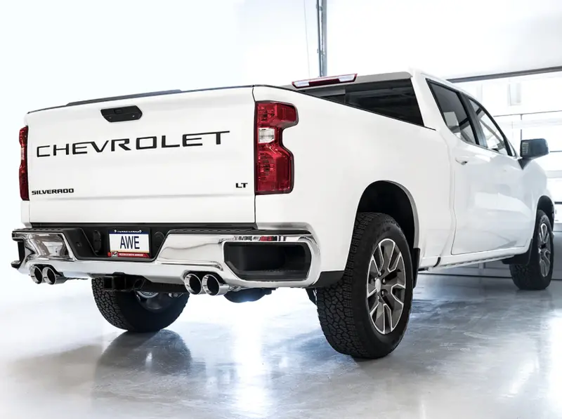 Awe 0Fg Chrome Exhaust For 19-25 Gm Silverado/Sierra 1500 6.2L W/Bumper Cutouts 2