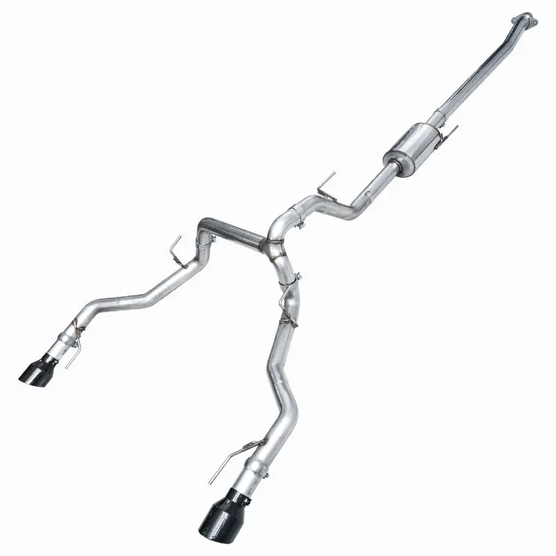 Awe 0Fg Non-Resonated Cat-Back Exhaust W/ Black Tips For 2021-2025 Ford F-150 Tremor 1