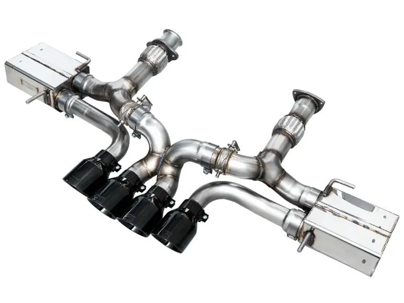 Awe Switchpath Cat-Back Exhaust 5" Black Tips For 23-25 Chevy Corvette Z06 5.5L 1