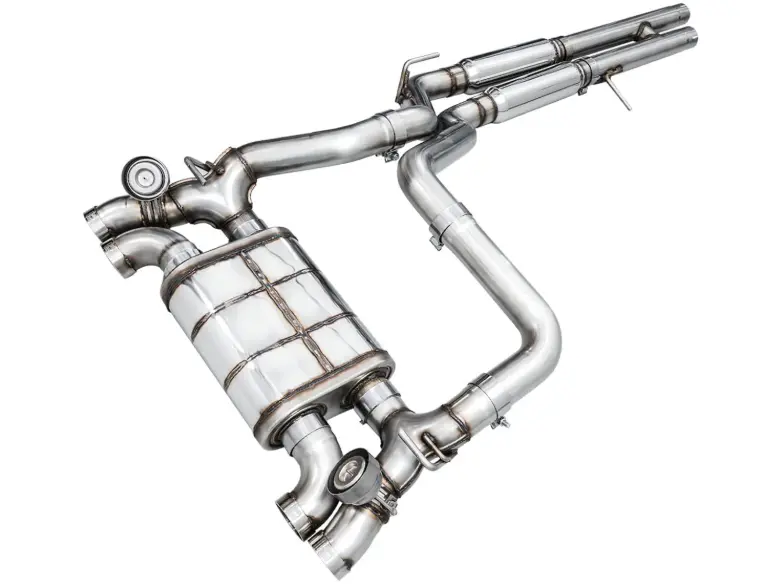 Awe Switchpath Cat-Back Exhaust W/ Bashguard For 21-24 Jeep Wrangler Rubicon 392 1