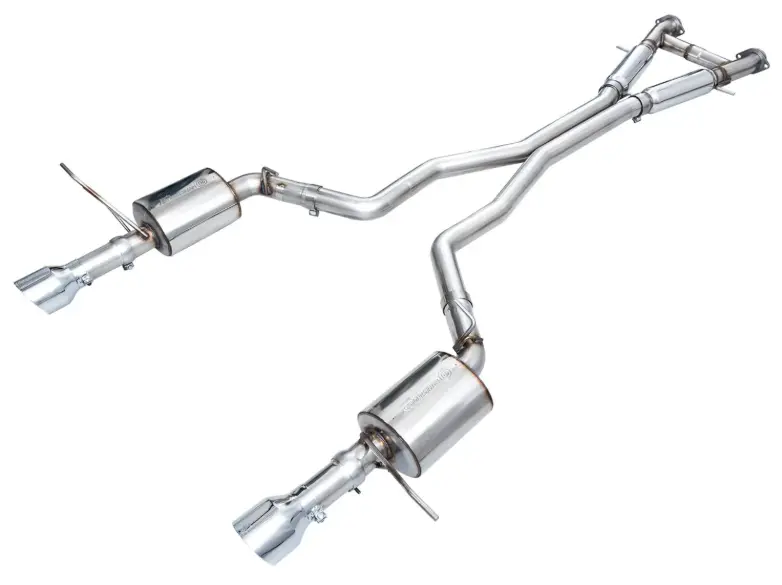 Awe Touring Cat-Back Exhaust 5" Chrome Tips For 2018-2024 Dodge Durango Srt/Hellcat 1
