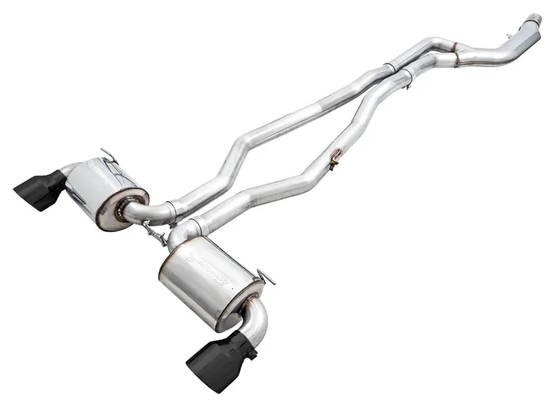 Awe Touring Cat-Back Exhaust 5In Black Tips For 20-25 Toyota Gr Supra 3.0L 1