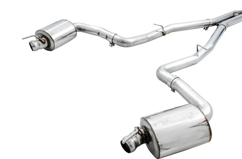 Awe Touring Cat-Back Exhaust Uses Oe Tips For 2015-2023 Dodge Challenger 6.4L/6.2L 1