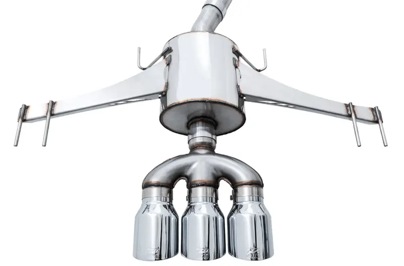 Awe Touring Cat-Back Exhaust W/ 4.5” Chrome Tip For 17-21 Honda Civic Type R 2.0 2
