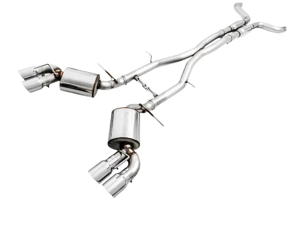Awe Touring Cat-Back Exhaust W/ 4.5" Chrome Tips For 16-24 Chevy Camaro Ss/Zl1 6.2L 1