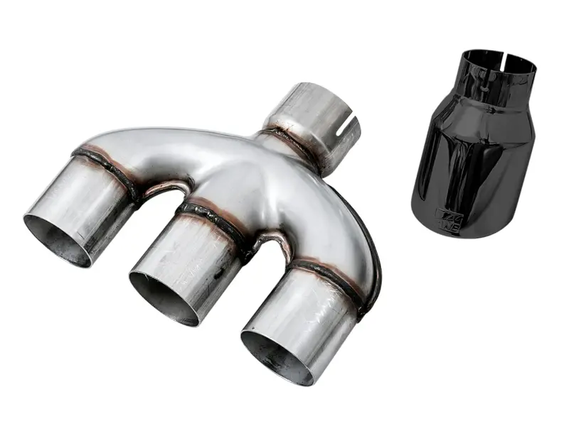 Awe Touring Cat-Back Exhaust W/ 4.5" Triple Black Tips For 17-21 Honda Civic Si 2