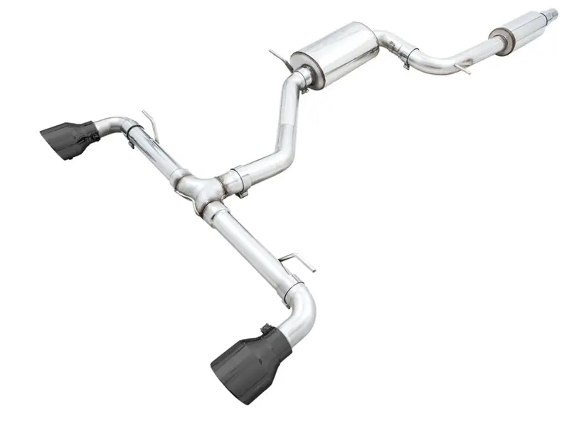 Awe Touring Cat-Back Exhaust W/ 5” Black Tips For 22-24 Volkswagen Gti 2.0L 1