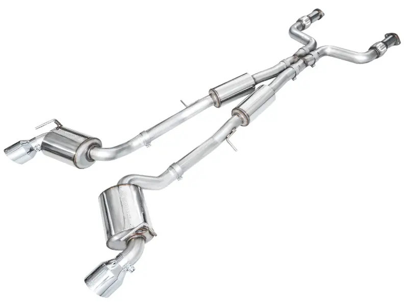 Awe Touring Cat-Back Exhaust W/ 5" Chrome Slash-Cut Tips For 23-25 Nissan Z 3.0L 1
