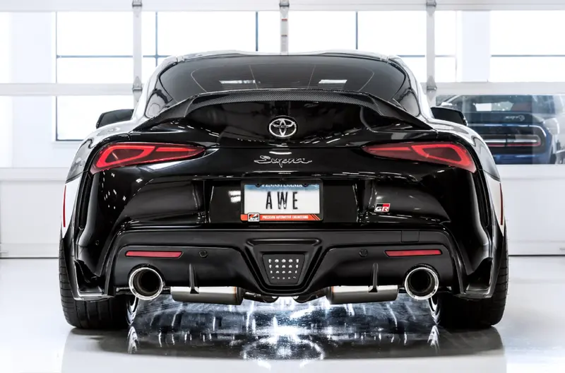 Awe Touring Cat-Back Exhaust W/ 5” Chrome Tips For 20-25 Toyota Supra 3.0L 2