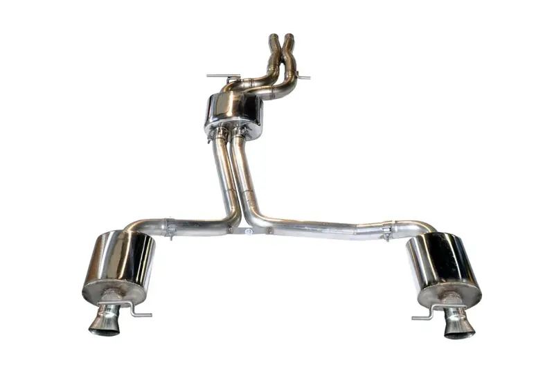 Awe Touring Edition Cat-Back Exhaust Uses Oem Tips For 13-15 Audi Rs5 4.2L 1