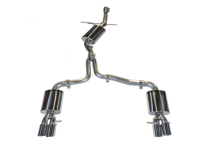 Awe Touring Edition Cat-Back Exhaust W/ 3.5” Chrome Tips For 09-16 Audi A4 2.0L 1