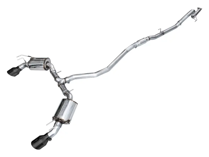 Awe Touring Exhaust W/ Black Tips For 22-25 Honda Civic Si/Acura Integra A-Spec 1