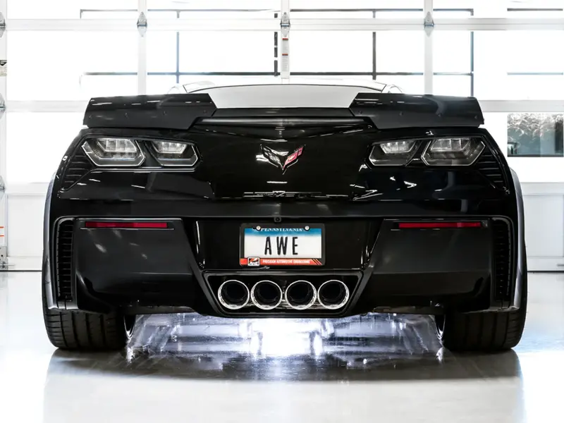 Awe Touring To Track Axle-Back Conversion Kit For 14-19 Chevy Corvette 6.2L C7 2