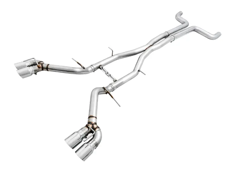 Awe Track Cat-Back Exhaust 4.5In Chrome Tips For 16-24 Chevy Camaro Ss/Zl1 6.2L 1