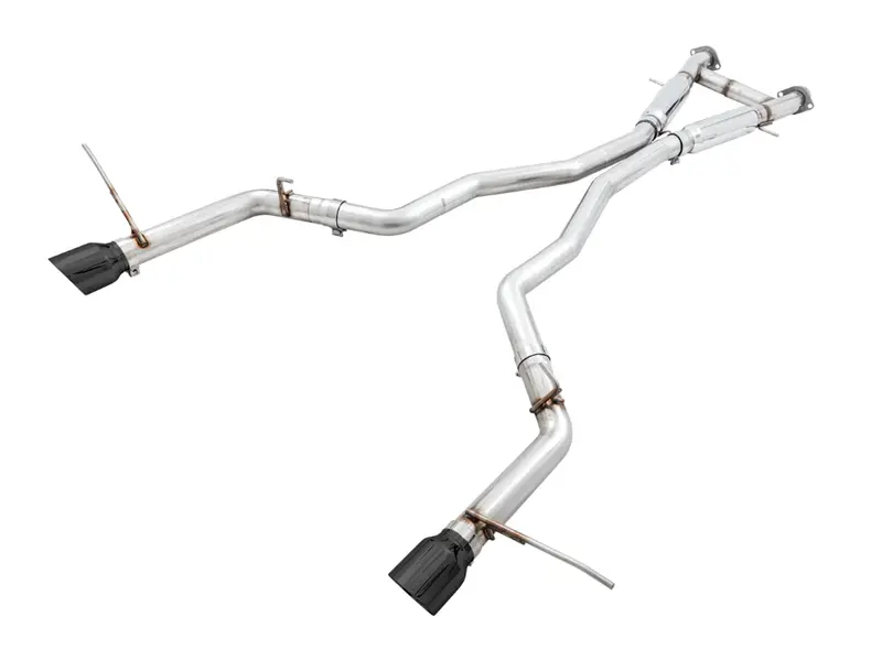 Awe Track Cat-Back Exhaust W/ 5" Black Tips For 14-21 Jeep Grand Cherokee Srt 6.4L 1