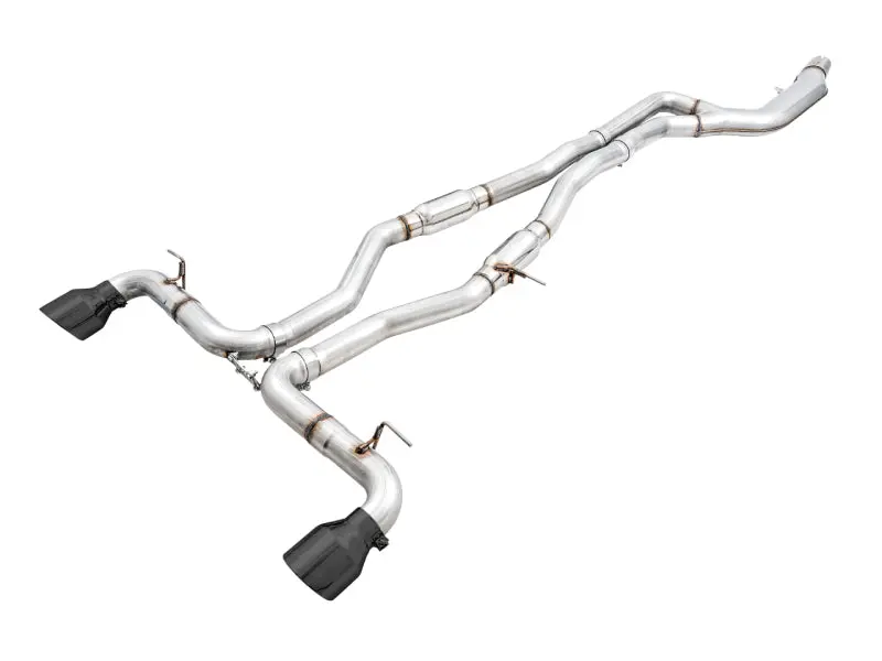 Awe Track Cat-Back Exhaust W/ 5" Black Tips For 20-25 Toyota Gr Supra 3.0L 1