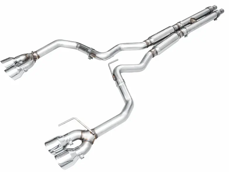 Awe Track Edition Cat-Back Exhaust 4" Chrome Tips For 24-25 Ford Mustang Gt 5.0L 1