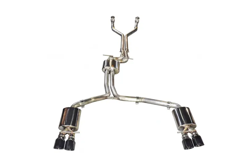 Awe Track Edition Cat-Back Exhaust W/ 4” Black Tips For 13-17 Audi S6 4.0L 1