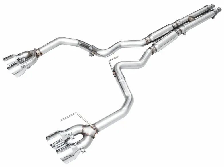 Awe Track Edition Cat-Back Exhaust W/ 5" Chrome Tips For 24-25 Ford Mustang Dark Horse 5.0L 1
